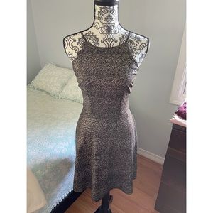 Sleeveless A Line Mini Dress